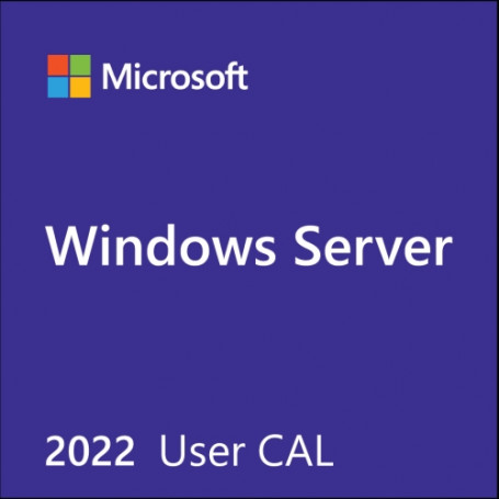 Sistema Operativo Microsoft R18-06476 Microsoft - Base License - DVD-ROM - 5 clients - Spanish - Server CAL 2022 1pk