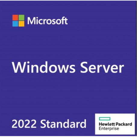 Sistema Operativo HP P46171-DN1 Licencia Microsoft Windows Server 2022 Estándar HP ROK 16 Cores, Multilenguaje, DVD