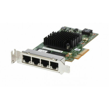 Accesorio Servidores Dell 540-BBDV Intel I350 QP - Adaptador de red - PCIe perfil bajo - Gigabit Ethernet x 4 - para PowerEdg...