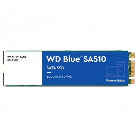 SSD/Discos Duros Western Digital WDS500G3B0B WD Blue SA510 WDS500G3B0B - SSD - 500 GB - interno - M 2 2280 - SATA 6Gb s - azul