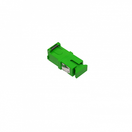 Adaptador copla miniplaca Fibra TASCA TASCA -Auto-Tapa SC-SC/APC Verde SM SX-Simplex Copla Adaptador p/Cabecera-CL