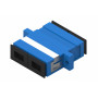 Adaptador copla miniplaca Fibra FASCD FASCD -SC-SC Azul SM DX-Duplex Copla p/Fibra Adaptador p/Cabecera-CL/Caja