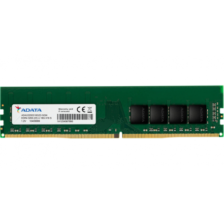 Memoria RAM ADATA AD4U320016G22-SGN DRAM DDR4 U-DIMM 16GB 3200 SINGLE TRAY C