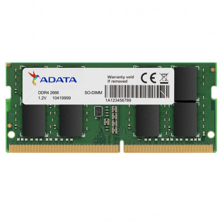 Memoria RAM A-Data AD4S266616G19-SGN AD4S266616G19-SGN Memoria RAM DDR4 16GB 2666MHz ADATA, SO-DIMM, CL19, Non-ECC, 1.2V
