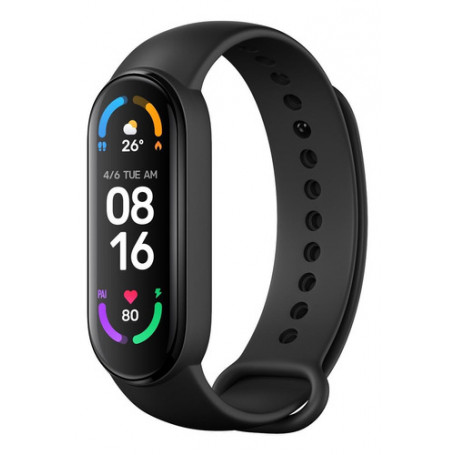 Relojes y Pulseras Xiaomi 32093 Xiaomi Mi Smart Band 6 - Rastreador de actividad con banda - TPU - negro - tama o de la mu ec...
