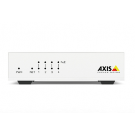 Switch no administrable POE AXIS 02101-004 02101-004 SWITCH AXIS 4-100 4-POE+ NO-ADMIN D8004