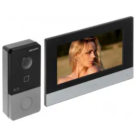 Intercomunicador HIKVISION DS-KIS603-P DS-KIS603-P HIK Video Portero IP 1xDS-KV6113-WPE1 + 1xDS-KH6320-WTE1