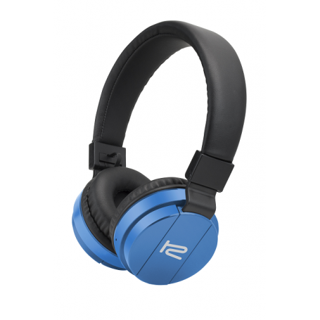 Klip Xtreme KHS-620 - Auriculares con diadema con micro - en oreja - Bluetooth - inal  mbrico - azul
