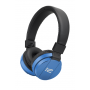 Klip Xtreme KHS-620 - Auriculares con diadema con micro - en oreja - Bluetooth - inal  mbrico - azul