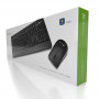 Teclado / Mouse Klip Xtreme KCK-265S Kit Teclado + Mouse Klip Xtreme Inspire Inalámbrico Dongle USB, Negro