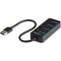 USB HUB / LAN RJ45 StarTech.com HB30A4AIB StarTech com Hub USB 3 0 de 4 Puertos - Ladr n USB de 4 Puertos USB-A con Interrupt...