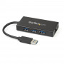 USB HUB / LAN RJ45 StarTech.com ST3300GU3B StarTech com Hub USB 3 0 de Aluminio con Cable - Concentrador de 3 Puertos USB con...