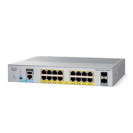 Admin 16-24 PoE Cisco C1000-16P-2G-L C1000-16P-2G-L Switch Cisco 16-1000 PoE+ 120W