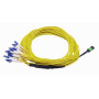 Trunk Multiple Fibra JFSLM6 JFSLM6 -6mt 12-LC/1,5mt 1-MPO/4,5mt MonoModo SM Jumper Cable Fibra 9/125um