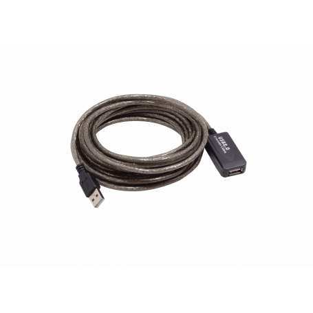 Ext. USB Activa o UTP GENERICO UEX-5 UEX-5 Cable Activo USB2.0 5mt A-M A-H AM-AH Extension Activa 500cm