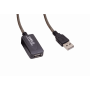 Ext. USB Activa o UTP GENERICO UEX-5 UEX-5 Cable Activo USB2.0 5mt A-M A-H AM-AH Extension Activa 500cm
