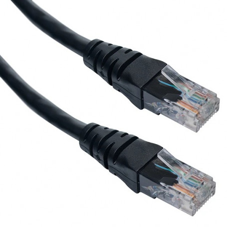Cat6 entre 2,0 y 5,0mt ATLANTICSWIRE AW-CAT6-05N AW-CAT6-05N 50CM CAT6 NEGRO CABLE PATCH INYECTADO