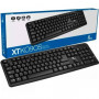 Teclado / Mouse Xtech XTK-092S Xtech - Keyboard - Wired - Spanish - USB - Black - Standard XTK-092S
