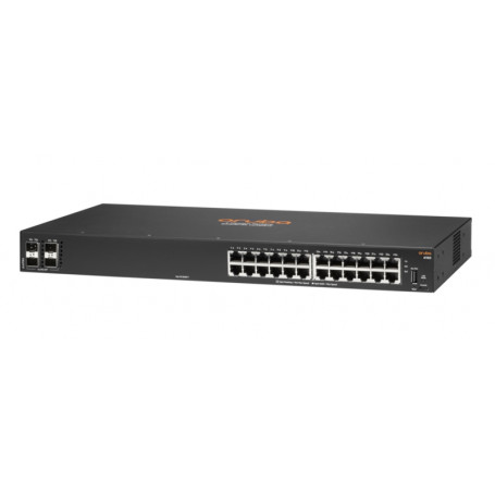 1000 Administrable Aruba Networks JL678A JL678A Aruba 6100 24G 4SFP+ Gestionado L3 Gigabit Ethernet (10/100/1000) 1U Negro