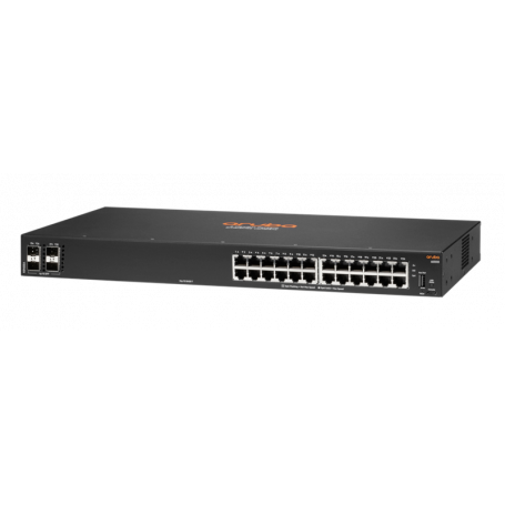 1000 Administrable HPE R8N88A HPE Aruba 6000 24G 4SFP Switch - Conmutador - L3 - Gestionado - 24 x 10 100 1000  4 x Gigabit S...
