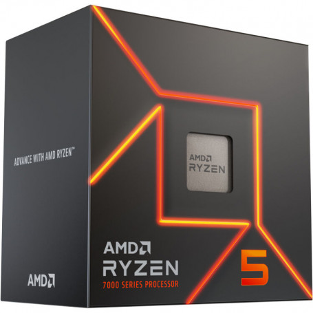Procesadores AMD 100-100001015BOX 100-100001015BOX Procesador AMD Ryzen 5 7600 wraith sthealth 65w