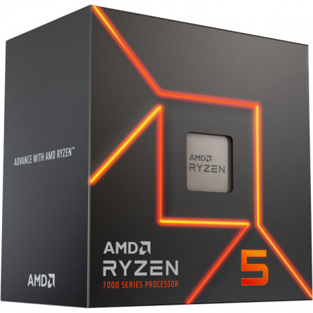 Procesadores AMD 100-100001015BOX RYZEN 5 7600 5 20GHZ 6 CORE SKT AM5 38MB