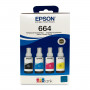 Tintas y Toner Epson T664520-4P Epson - T664520-4 - Ink tank - Color - Pack full set L120 L