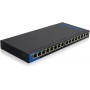1000 no administrable Linksys LGS116 Linksys Business LGS116 - Switch - unmanaged - 16 x 10 100 1000 - desktop wall-mountable...