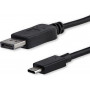 USB Pasivo / FireWire StarTech.com CDP2DPMM6B CDP2DPMM6B Cable USB-C a DisplayPort 1,8m 4K 60Hz