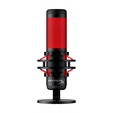 Microfonos HyperX 4P5P6AA 4P5P6AA Microfono HyperX Quadcast USB Negro y Rojo