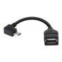 USB Pasivo / FireWire Xtech XTC-360  XTC-360 Xtech cable USB 0,135 m USB 2.0 Micro-USB B USB A Negro