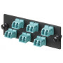 Adaptador copla miniplaca Panduit FAP6WAQDLCZ FAP6WAQDLCZ Panel Fibra Óptica Panduit 6 LC Duplex