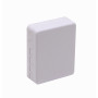 NAP Mural / Terminal Plast Fibra BOX-4DIN BOX-4DIN -Riel-Din inc-4-Mang 4-CL-Rectang IP20 Caja Blanca para Fibra NAP