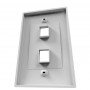 FacePlate NEXXT AW160NXT02 AW160NXT02 Placa de pared con iconos de identificación 2 puertos para conectores tipo keystone