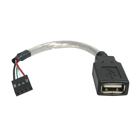 no-catalogado StarTech.com USBMBADAPT StarTech com Cable de 15cm Adaptador Extensor USB 2 0 a IDC 4 pines - Conector a Placa ...
