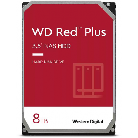 Discos Duros Western Digital WD80EFZZ WD Red Plus NAS Hard Drive WD80EFZZ - Disco duro - 8 TB - interno - 3 5 - SATA 6Gb s - ...