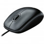 Teclado / Mouse Logitech 910-001601 Logitech M100 - Rat n - diestro y zurdo -  ptico - 3 botones - cableado - USB - negro