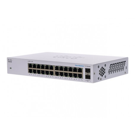 1000 no administrable Cisco CBS110-24T-NA CBS110-24T-NA Cisco CBS110 Unmanaged 24-port GE 2x1G SFP Shared