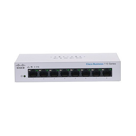 1000 no administrable Cisco CBS110-8T-D-NA CBS110-8T-D-NA Cisco switch No-Admin 8-1000 Rackeable
