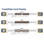 Sistema MPO/MTP Fibra CALCOM3 CALCOM3 -OM3 24-LC 2-MPO Cassette para/1U-3P 130mm Fibra Pre-conectorizada