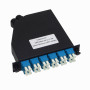 Sistema MPO/MTP Fibra CALCSM CALCSM -SM 24-LC 2-MPO Cassette para/1U-3P 130mm Fibra Pre-Conectorizada