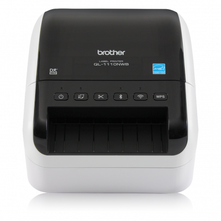 Impresora Termic/Etiqueta Brother QL1110NWB Impresoras de etiquetas Brother QL-1110NWB Hasta 103mm ancho, USB, RED, WiFi y Bl...