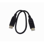 Cable / Extension HDMI Generico HDMI-05MMV HDMI-05MMV -50cm c/Visagra HDMI-M HDMI-M Cable Negro v1.4 0,5mt 30AWG