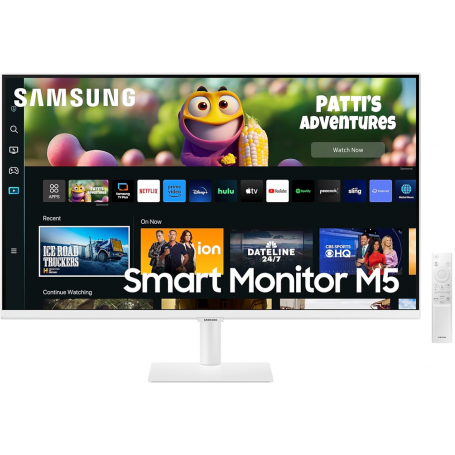 Monitores Samsung LS32CM501ELXZS Samsung - LED-backlit LCD monitor - 32 - 1920 x 1080 - HDMI - Smart 60HZ plano