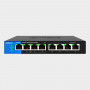 Switch no administrable POE Linksys LGS108P LGS108P Switch Gigabit PoE 8-1000 no-Admin Linksys