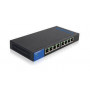Switch no administrable POE Linksys LGS108P LGS108P Switch Gigabit PoE 8-1000 no-Admin Linksys
