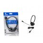 Audifonos / Manos Libres Xtech XTS-220 Xtech - Headset - Over-the-ear - Wired - Microphone   Black-Connection type Two 3 5mm ...