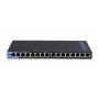 Switch no administrable POE Linksys LGS116P LGS116P Switch Gigabit PoE+ 16 puertos Linksys LGS116P