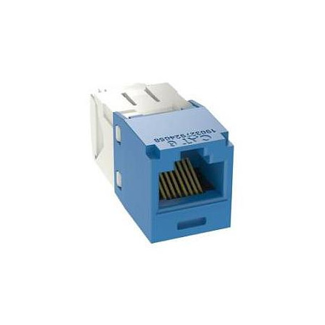 Modulo RJ45 CAT6 Hembra Panduit CJ688TGBU Panduit MINI-COM TX6 Plus - Inserto modular - CAT 6 - PTSB - azul - 1 puerto