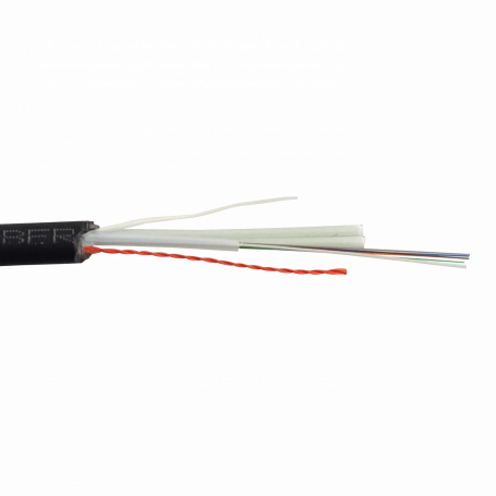 Monomodo Cable 1-10 Fibras Fibra CFSJ6 CFSJ6 SM 6-Fibras-G652D LSZH 7mm 2-FRP-2mm Cable Monomodo x-mt 2km sin-gel